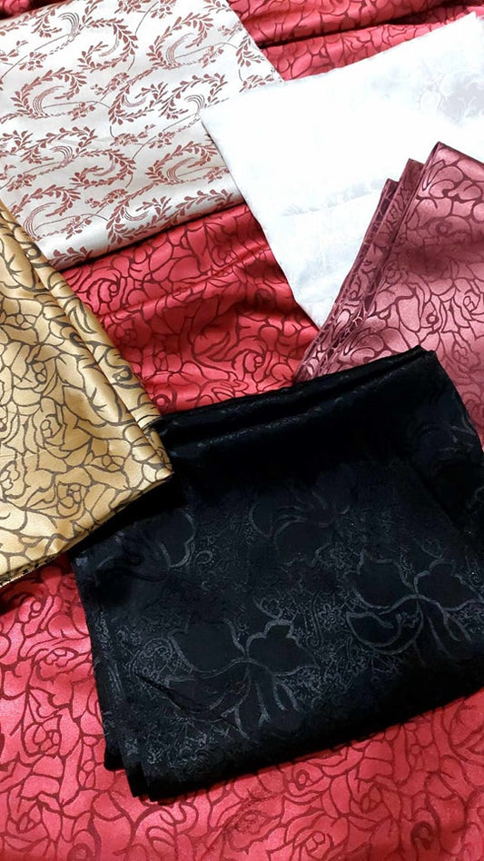Premium Silk Fabric - 6 Beautiful Colors